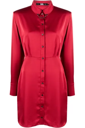 Karl Lagerfeld Vestido camisero con charm Karl