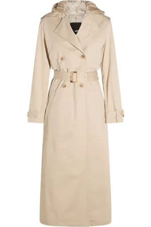 add Gabardina con capucha y cinturón