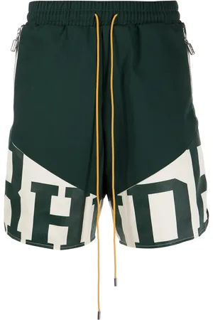 Rhude Pantalones cortos Flight con logo