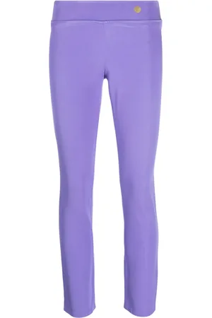 VERSACE Leggins de talle alto con placa del logo 2000