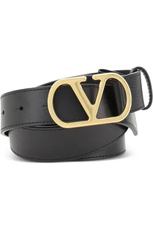 VALENTINO GARAVANI Cinturón de cuero VLogo Signature de 30 mm