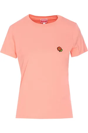 Kenzo Camiseta de algodón con logo bordado