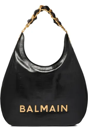 Balmain Bolso de hombro con efecto arrugado 1945