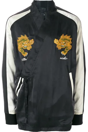 Maharishi Chaqueta cruzada con bordado