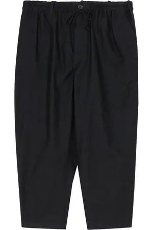 YOHJI YAMAMOTO Pantalones con cordones en la cintura