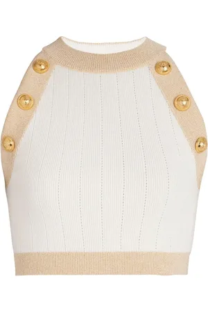 Balmain Anillo Luxor Crystal Pyramid