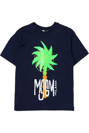 Msgm Camiseta con logo estampado