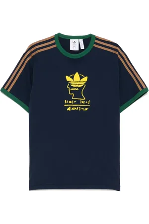 adidas Camiseta con logo afelpado de x Brain Dead
