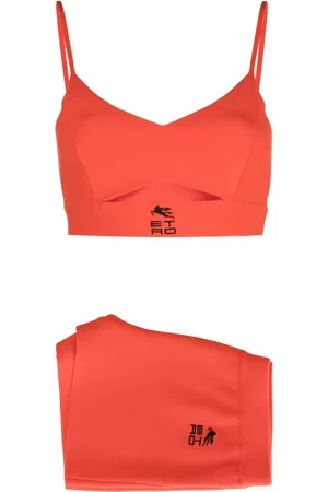 Etro Vestido de punto fino con logo bordado