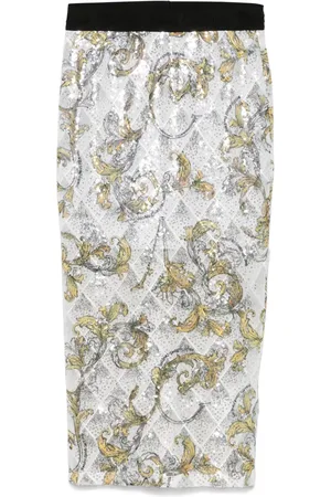 VERSACE Falda midi Barocco