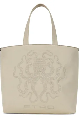 Etro Bolso shopper con bordado Octopus