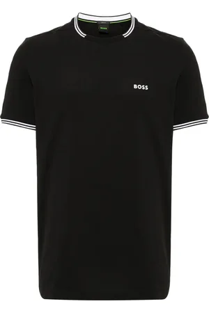 HUGO BOSS Camiseta con cuello redondo y logo