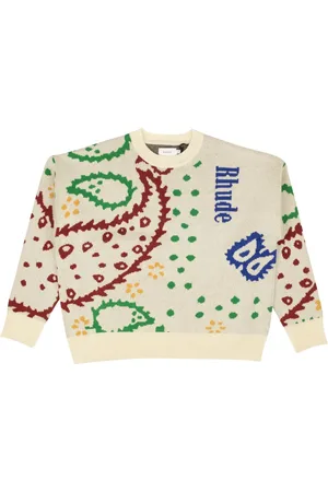 Rhude Jersey de punto de intarsia