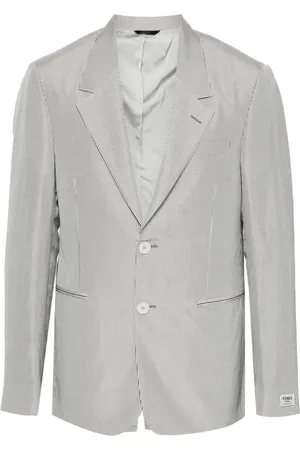 Fendi Blazer a rayas con botones