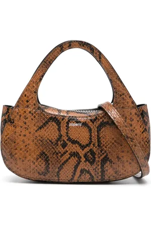 COPERNI Bolso micro con estampado de serpiente
