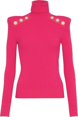 Balmain Jersey con hombros acolchados