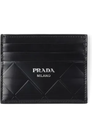 Prada Tarjetero con logo estampado