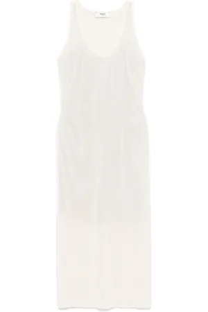 Fendi Vestido midi sin mangas