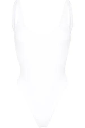 Elisabetta Franchi Bañador con apliques de strass