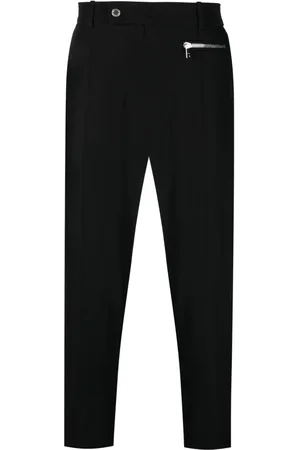 Balmain Pantalones rectos de talle medio