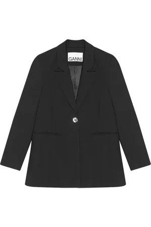 Ganni Blazer con diseño stretch