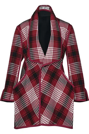 Issey Miyake Chaqueta a cuadros