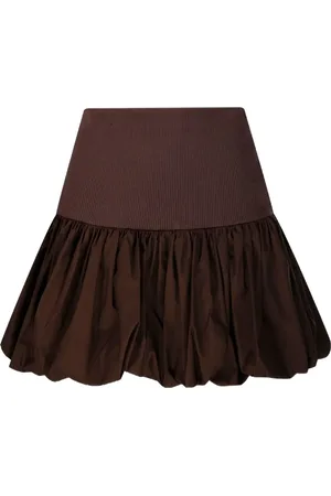 ANDREADAMO Minifalda con dobladillo abombado