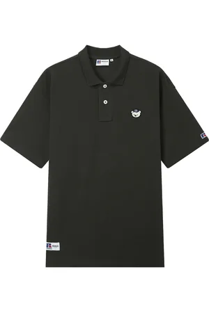 Chocoolate Polo con parche del logo de x Russell Athletic