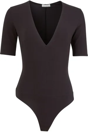 FLEUR DU MAL Body con escote en V pronunciado