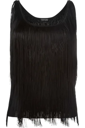 Tom Ford Top sin mangas con flecos