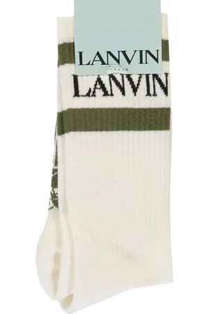 Lanvin Calcetines con logo en intarsia