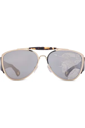 Burberry Gafas de sol Shield con montura piloto