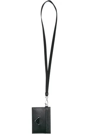 Prada Tarjetero con logo triangular