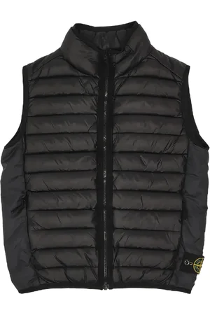 Stone Island Chaleco acolchado con distintivo Compass