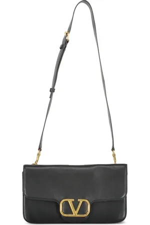 VALENTINO GARAVANI Bolso messenger con placa del logo