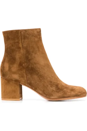 Gianvito Rossi Botines con puntera redonda