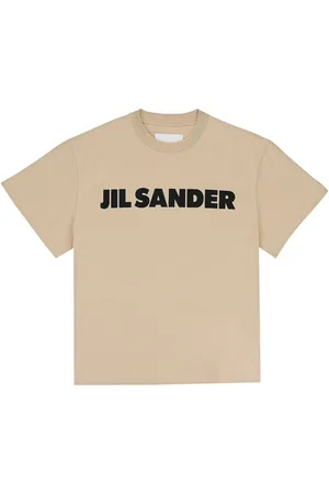 Jil Sander Camiseta Dark Sand con logo estampado