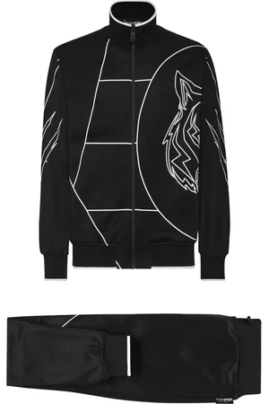 Philipp Plein Chaqueta de chándal con motivo gráfico