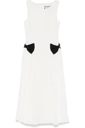 NISSA Vestido midi con detalle de lazo
