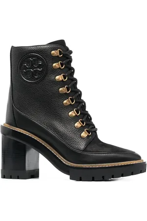 Tory Burch Botas con cordones y tacón de 100mm