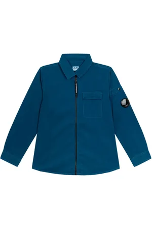 C.P. Company Camisa con aplique Lens