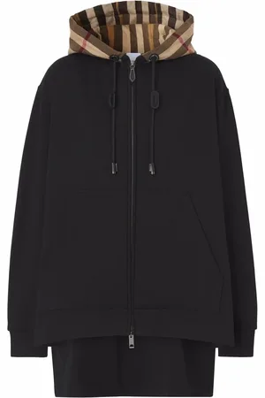Burberry Sudadera con capucha a cuadros