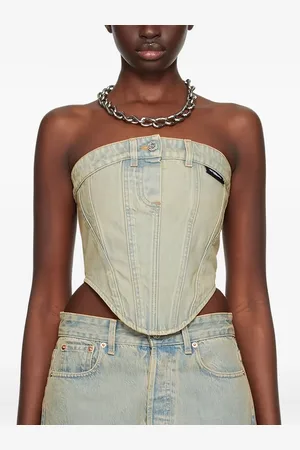 Vetements Top vaquero