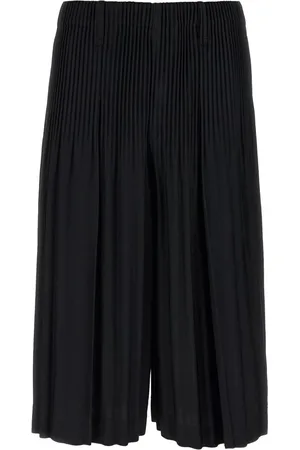 Issey Miyake Bermudas con pinzas