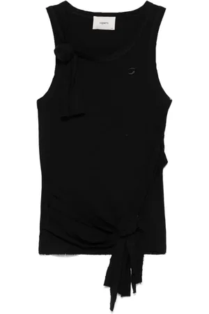 COPERNI Top sin mangas con efecto envejecido
