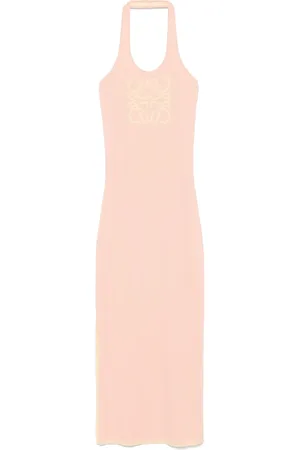 Loewe Vestido largo con motivo Anagram