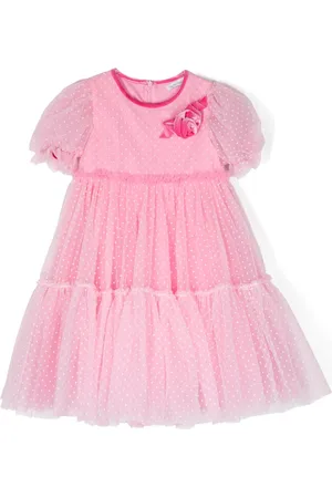 MONNALISA Vestido con aplique de
