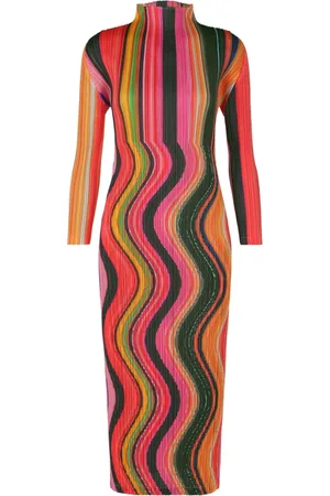 PLEATS PLEASE ISSEY MIYAKE Vestido midi Warp