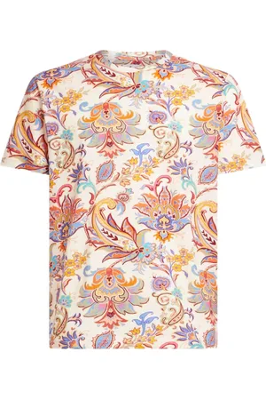 Etro Camiseta con estampado de cachemira