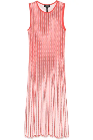 Marc Cain Vestido midi plisado